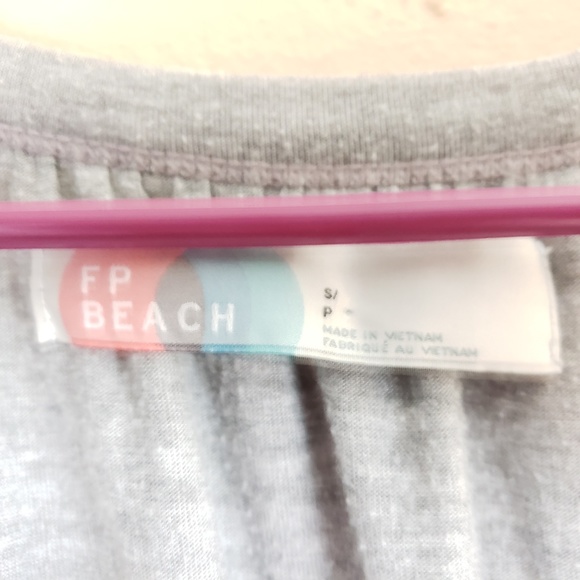 Free People Beach Cardigan Button Up Sz Small E14 - Picture 3 of 7